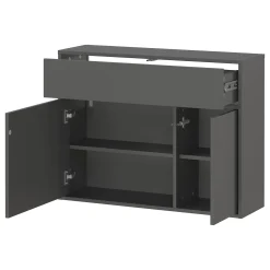 Opbergkast Mathieu Grafiet 82 cm^Huisenthuis Best