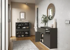 Opbergkast Mathieu Grafiet 82 cm^Huisenthuis Best