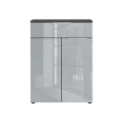 Opbergkast Philip Grafiet-Zilver^Huisenthuis New