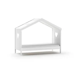 Open Huisbed Fenna Wit 90×200 cm^Huisenthuis Online