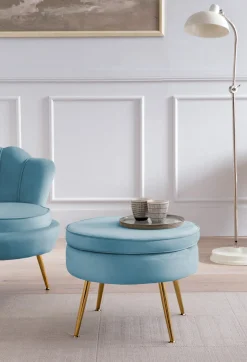 Poef Chanelle Velvet 52 cm^Huisenthuis