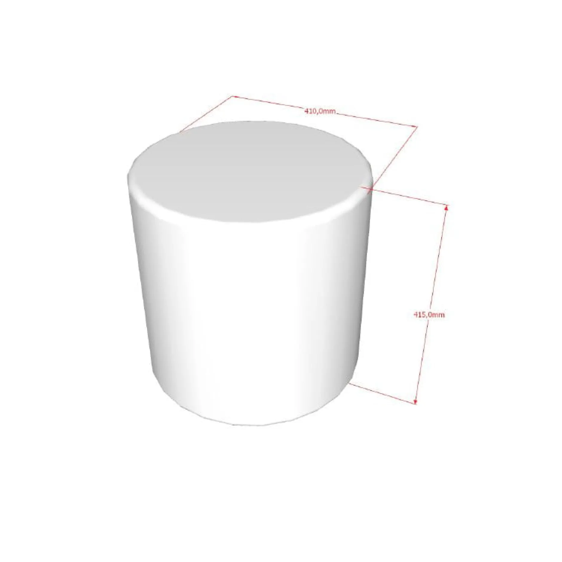 Poef Victoria Bouclé^Huisenthuis New