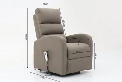 Relaxfauteuil Lenny^Huisenthuis Hot