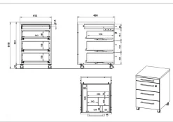 Rolcontainer Ergonoma Licht^Huisenthuis Discount