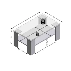 Salontafel Alaska^Huisenthuis Hot