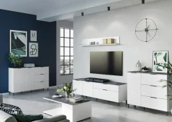 Salontafel Amalfi Wit-Grijs^Huisenthuis Best