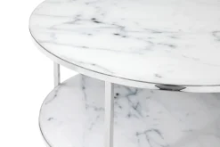 Salontafel Emine Wit-Chroom^Huisenthuis Outlet