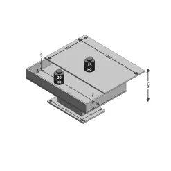 Salontafel Hebe Beton^Huisenthuis Best