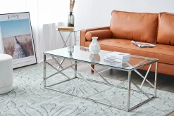 Salontafel Isabel Zilver^Huisenthuis Outlet