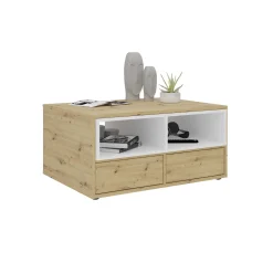 Salontafel Kolyma Eiken Wit^Huisenthuis Outlet