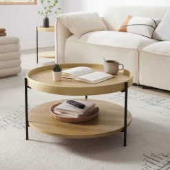 Salontafel Kyoto Eiken 69 cm^Huisenthuis