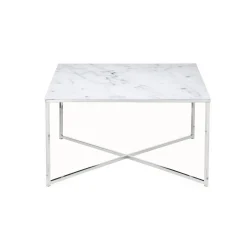 Salontafel Nuray Wit-Chroom^Huisenthuis Clearance