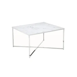 Salontafel Nuray Wit-Chroom^Huisenthuis Clearance