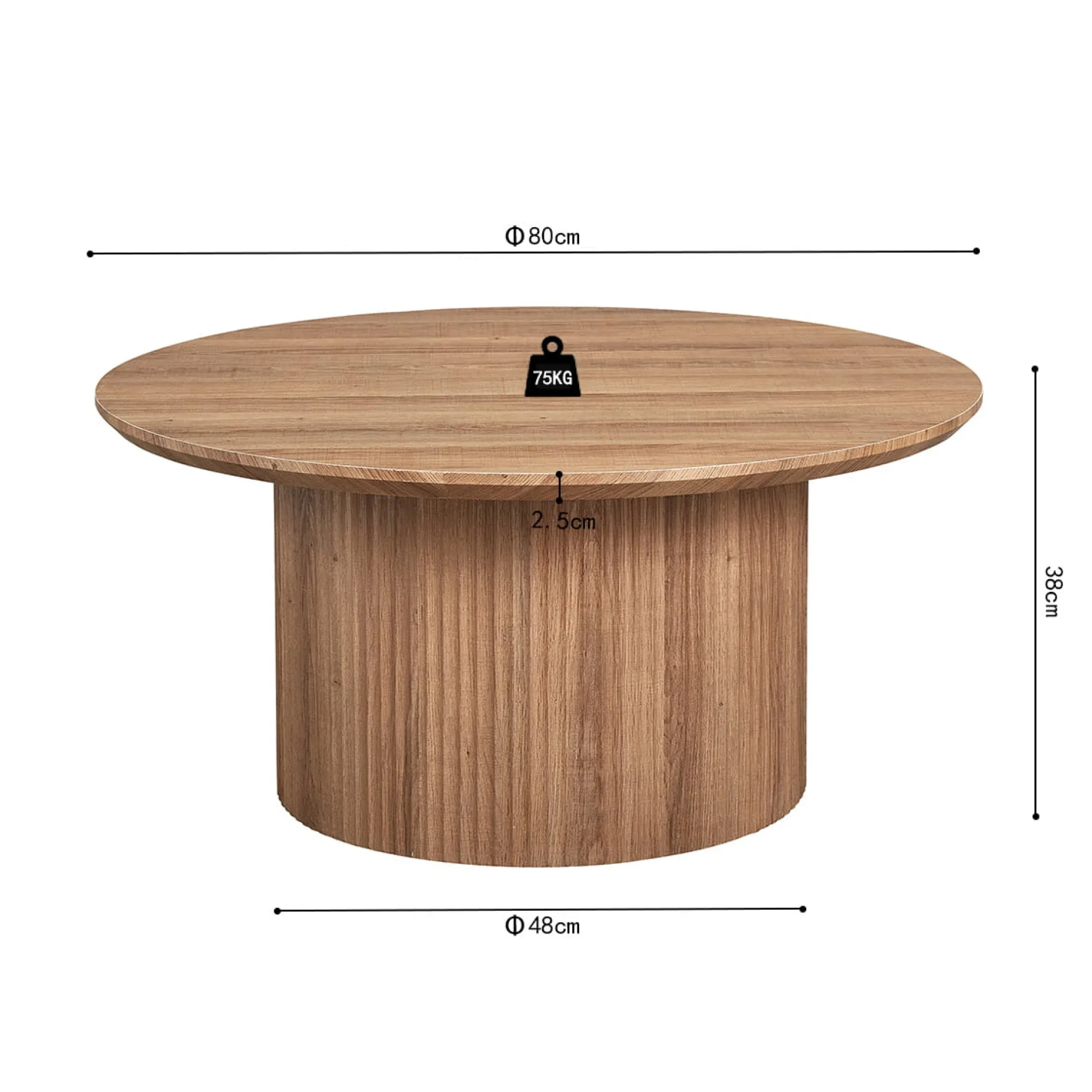 Salontafel Odile 80cm^Huisenthuis Sale