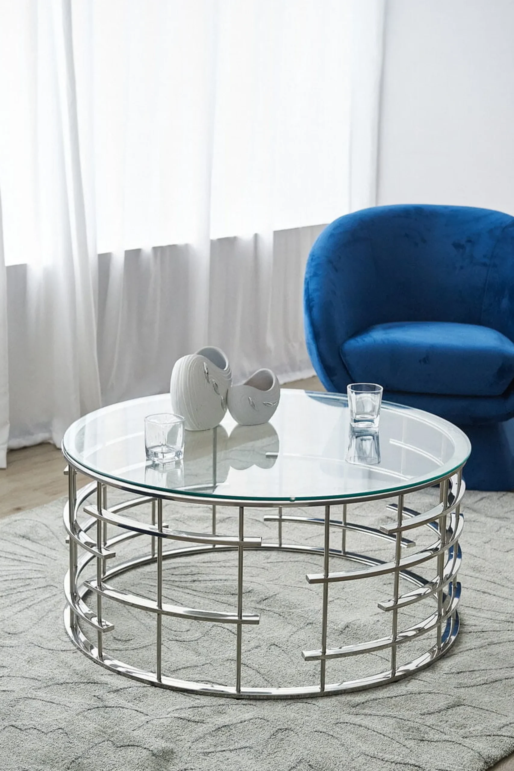 Salontafel Onon Zilver 90 cm^Huisenthuis Best