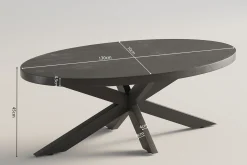 Salontafel Otis Ovaal 130 cm^Huisenthuis Hot