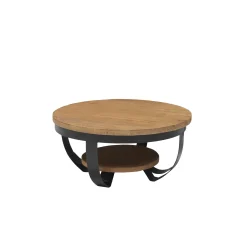 Salontafel Pleun Zwart 70 cm^Huisenthuis Clearance