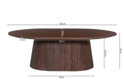 Salontafel River Ovaal 120 cm^Huisenthuis Sale