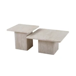 Salontafel set Annelot Travertin^Huisenthuis Outlet
