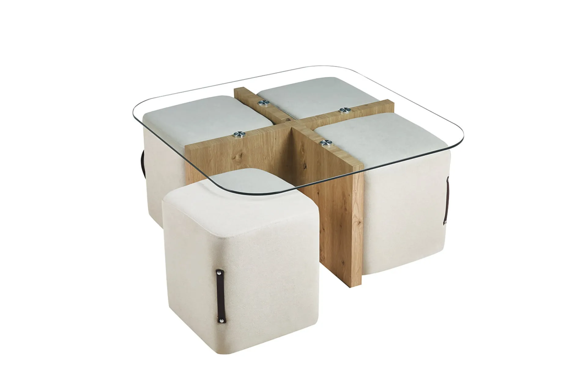 Salontafel set Kaat Eiken^Huisenthuis New