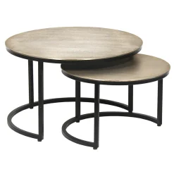 Salontafel set Tuana Zilver^Huisenthuis Clearance