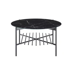 Salontafel Wolga Zwart 84 cm^Huisenthuis New