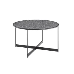 Salontafel Wolga Zwart 80 cm-1^Huisenthuis Clearance
