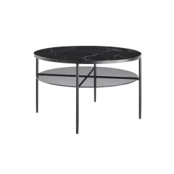Salontafel Wolga Zwart 81 cm^Huisenthuis Discount