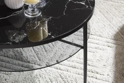 Salontafel Wolga Zwart 81 cm^Huisenthuis Discount