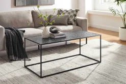 Salontafel Wolga Zwart 110 cm^Huisenthuis Outlet