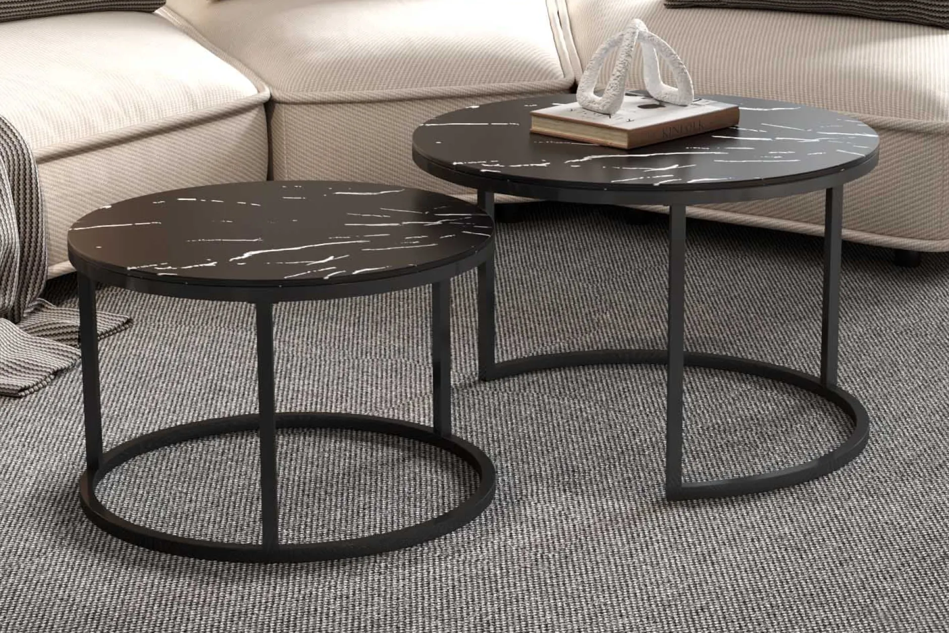 Salontafelset Fréderique Marmer^Huisenthuis Outlet