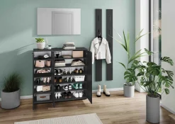 Schoenenkast Berlin Grafiet 113 cm^Huisenthuis Online