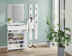 Schoenenkast Berlin Wit 75 cm^Huisenthuis