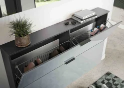 Schoenenkast Jared Grafiet Grijs^Huisenthuis Discount