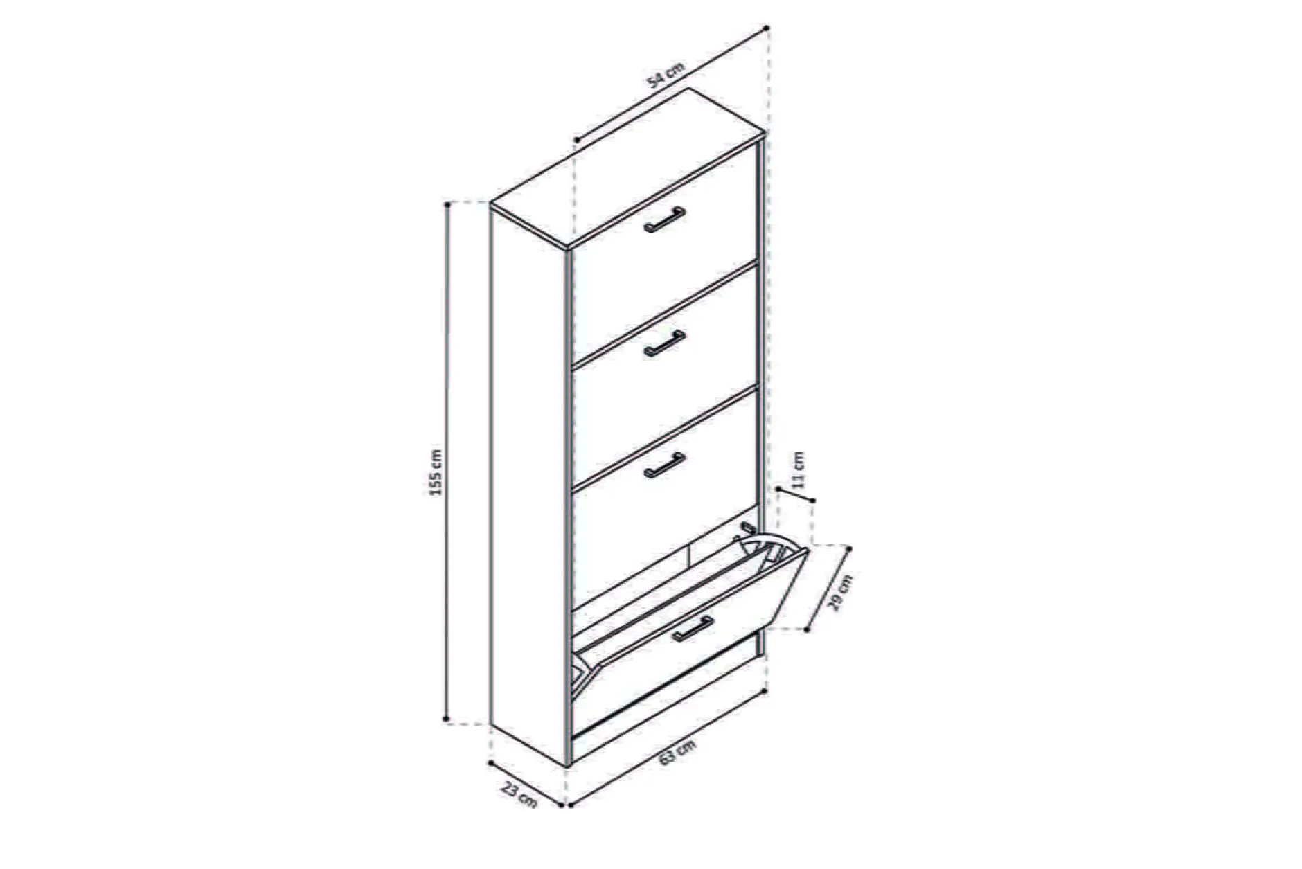 Schoenenkast Maureen-4^Huisenthuis Sale