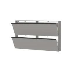 Schoenenkast Miles Grijs 140 x 85 cm^Huisenthuis