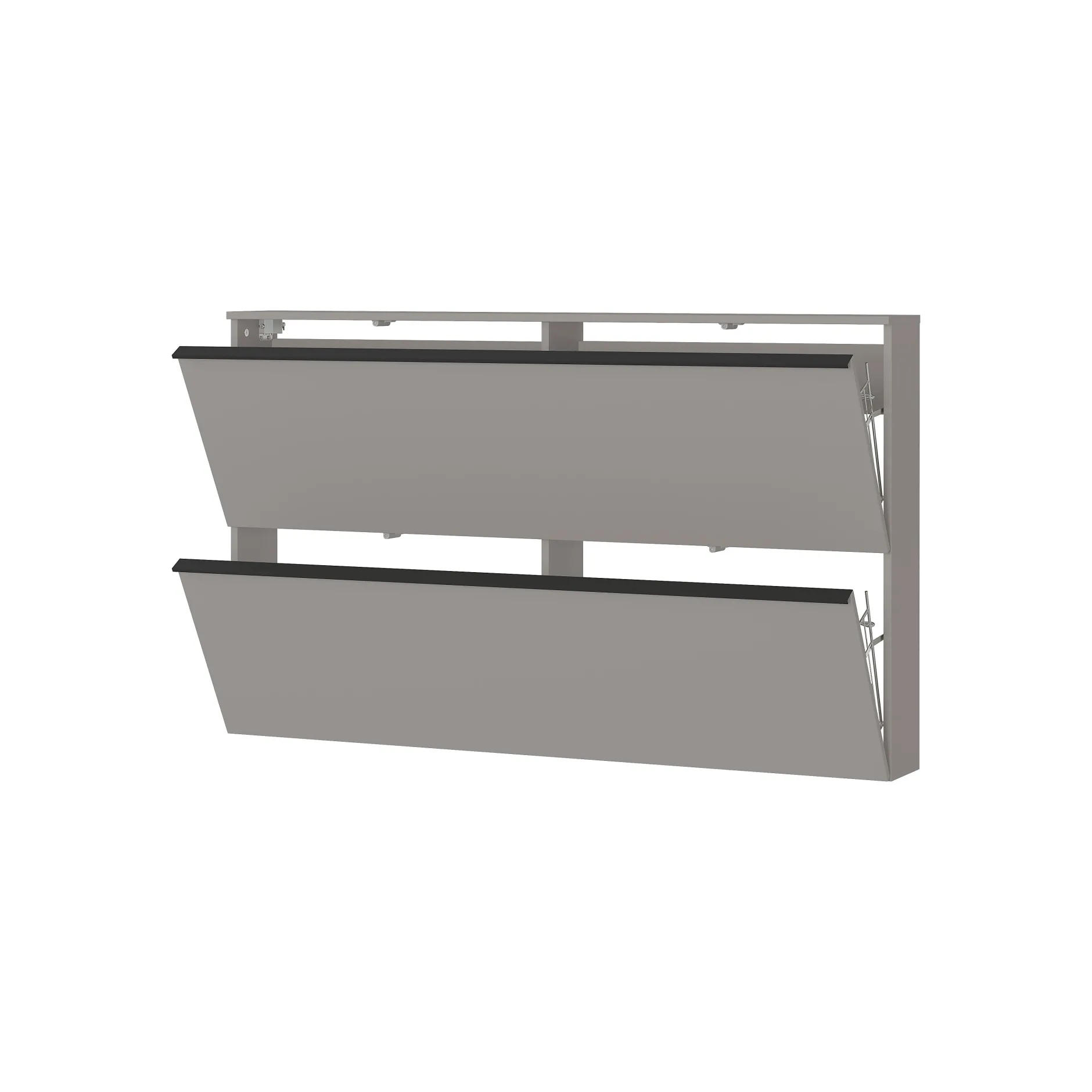 Schoenenkast Miles Grijs 140 x 85 cm^Huisenthuis