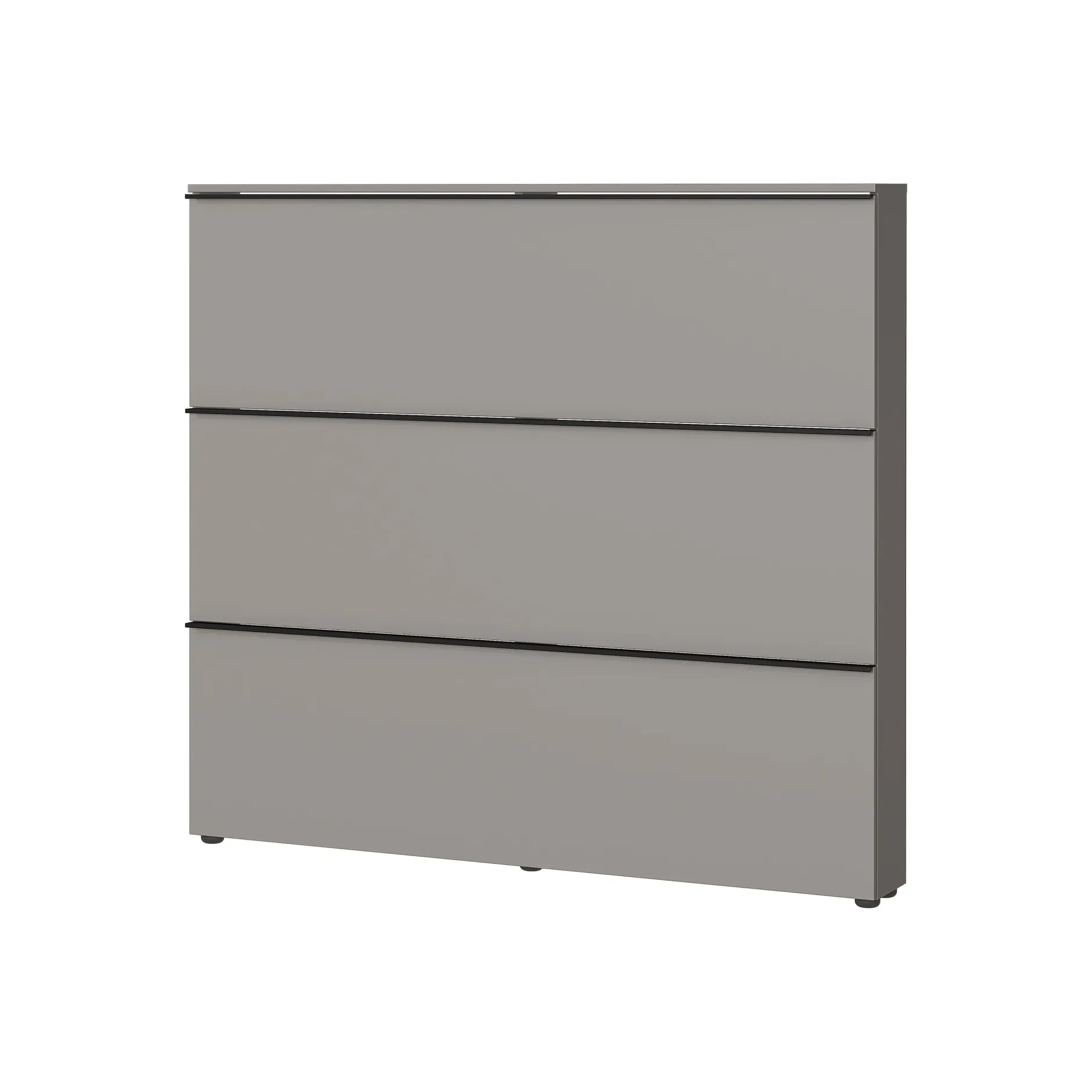 Schoenenkast Miles Grijs 140 x 129 cm^Huisenthuis