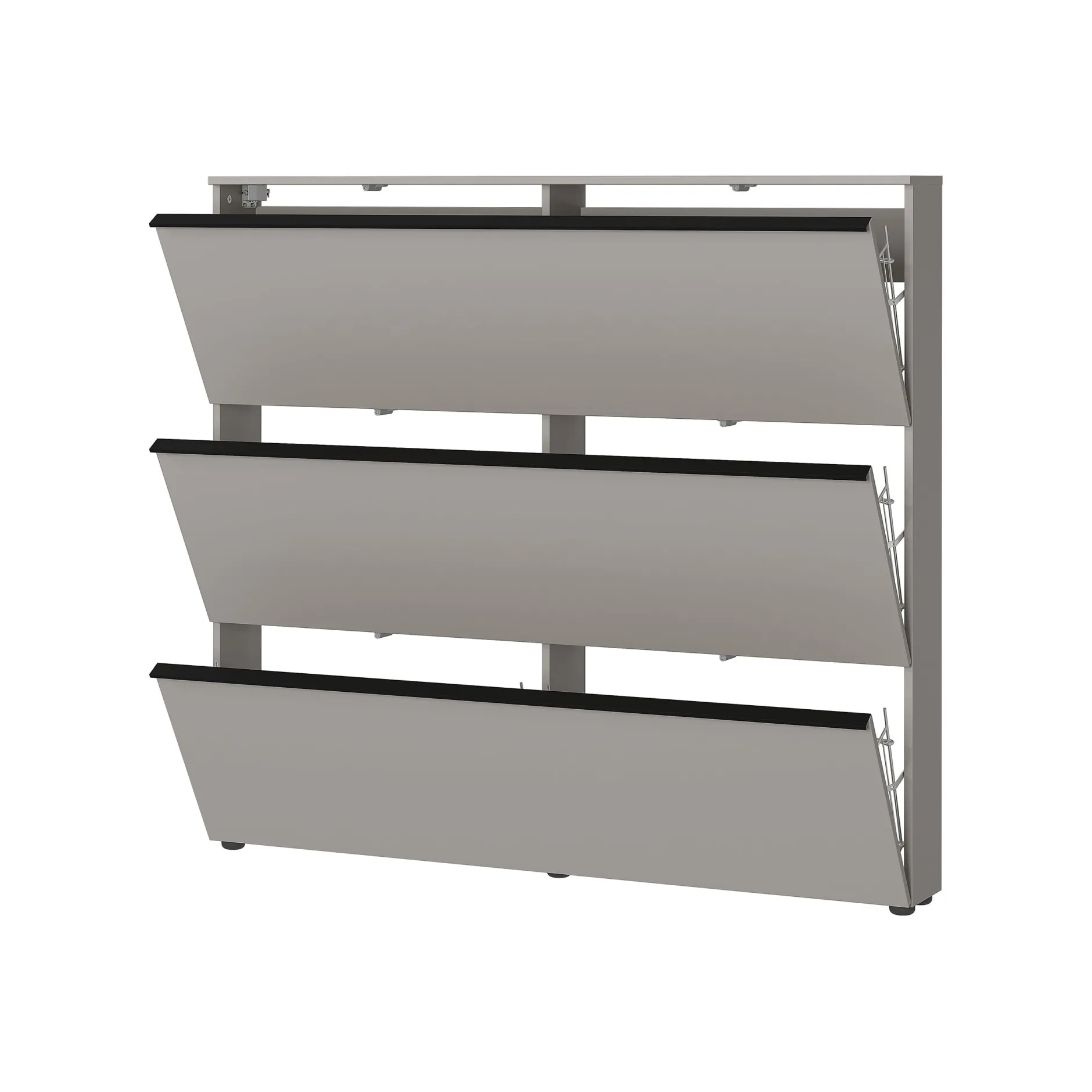 Schoenenkast Miles Grijs 140 x 129 cm^Huisenthuis