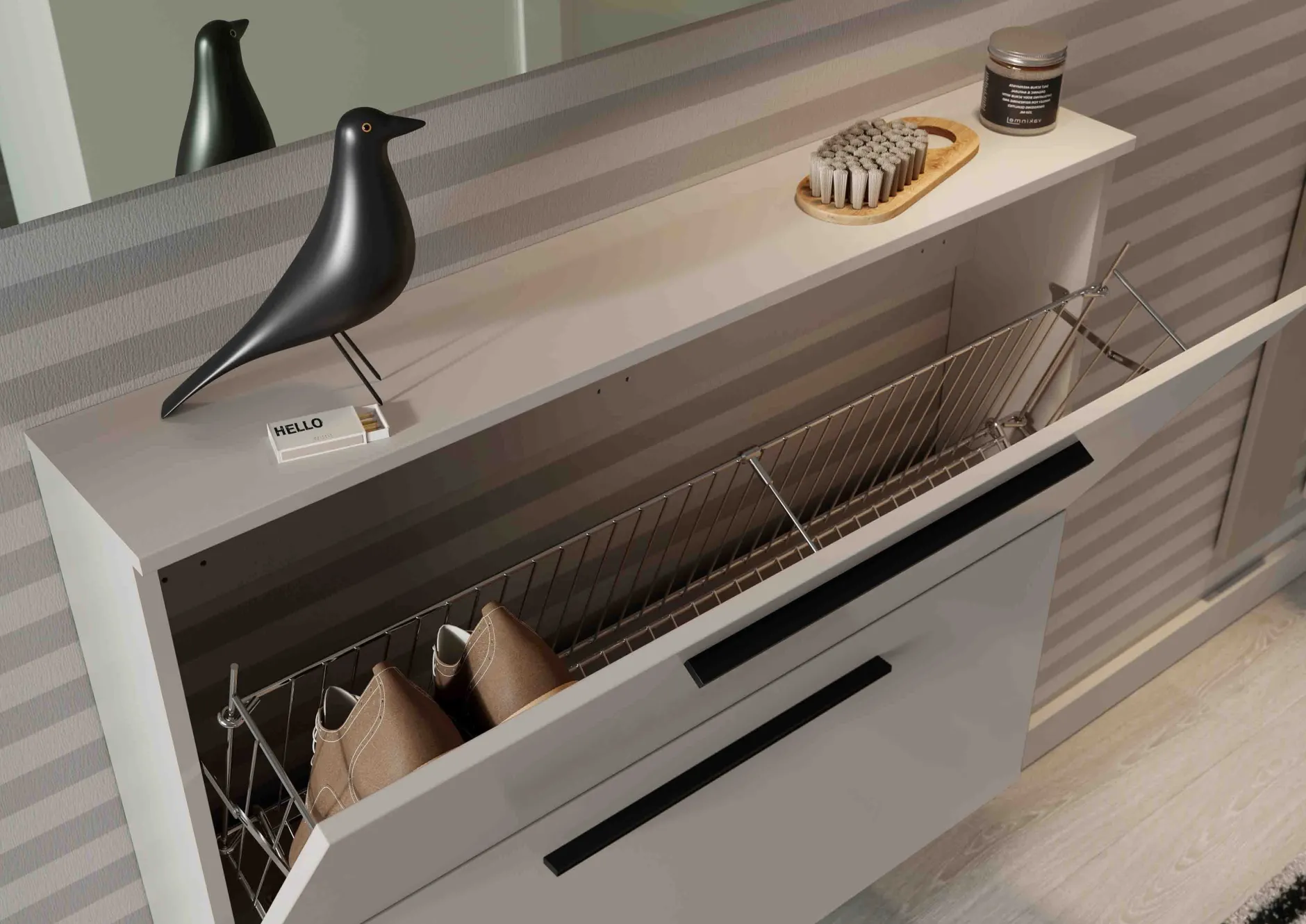 Schoenenkast Nicole 100×85 cm^Huisenthuis Outlet