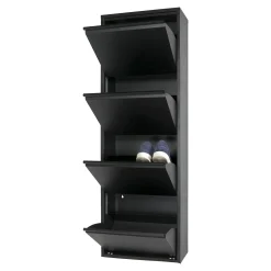 Schoenenkast Oscar-4 Zwart^Huisenthuis Clearance