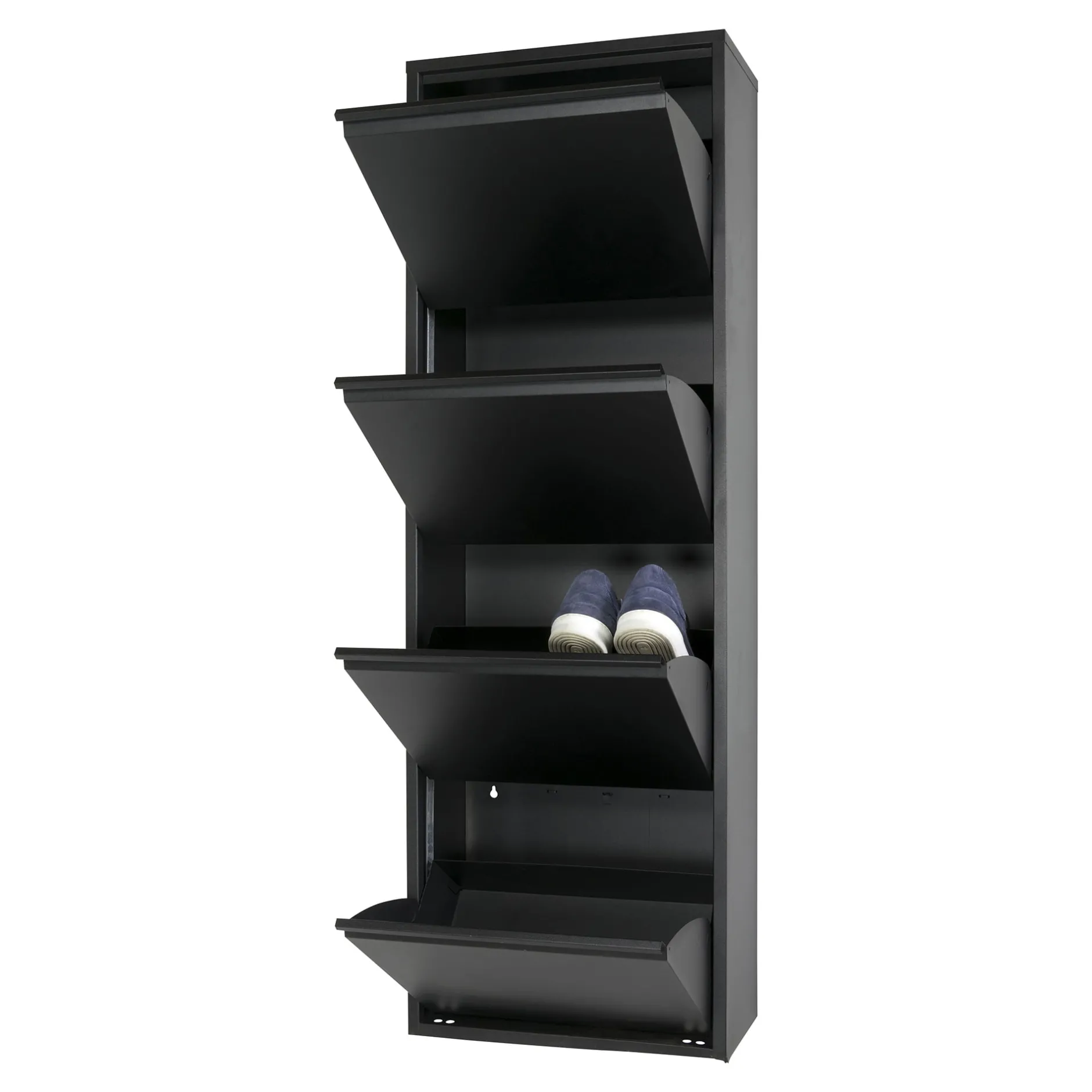 Schoenenkast Oscar-4 Zwart^Huisenthuis Clearance