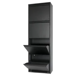 Schoenenkast Oscar-4 Zwart^Huisenthuis Clearance