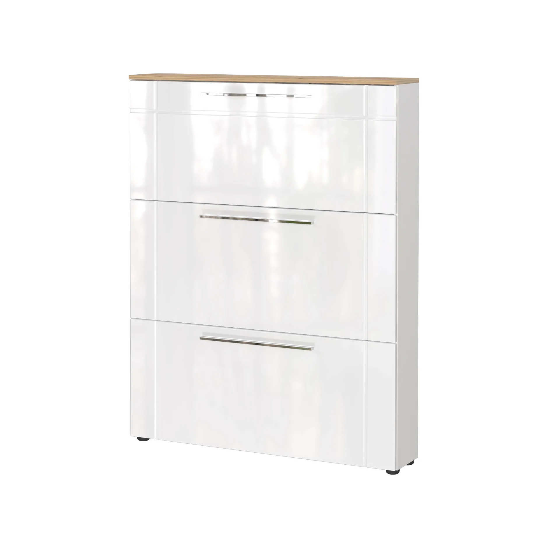 Schoenenkast Veerle Wit-Eiken^Huisenthuis New