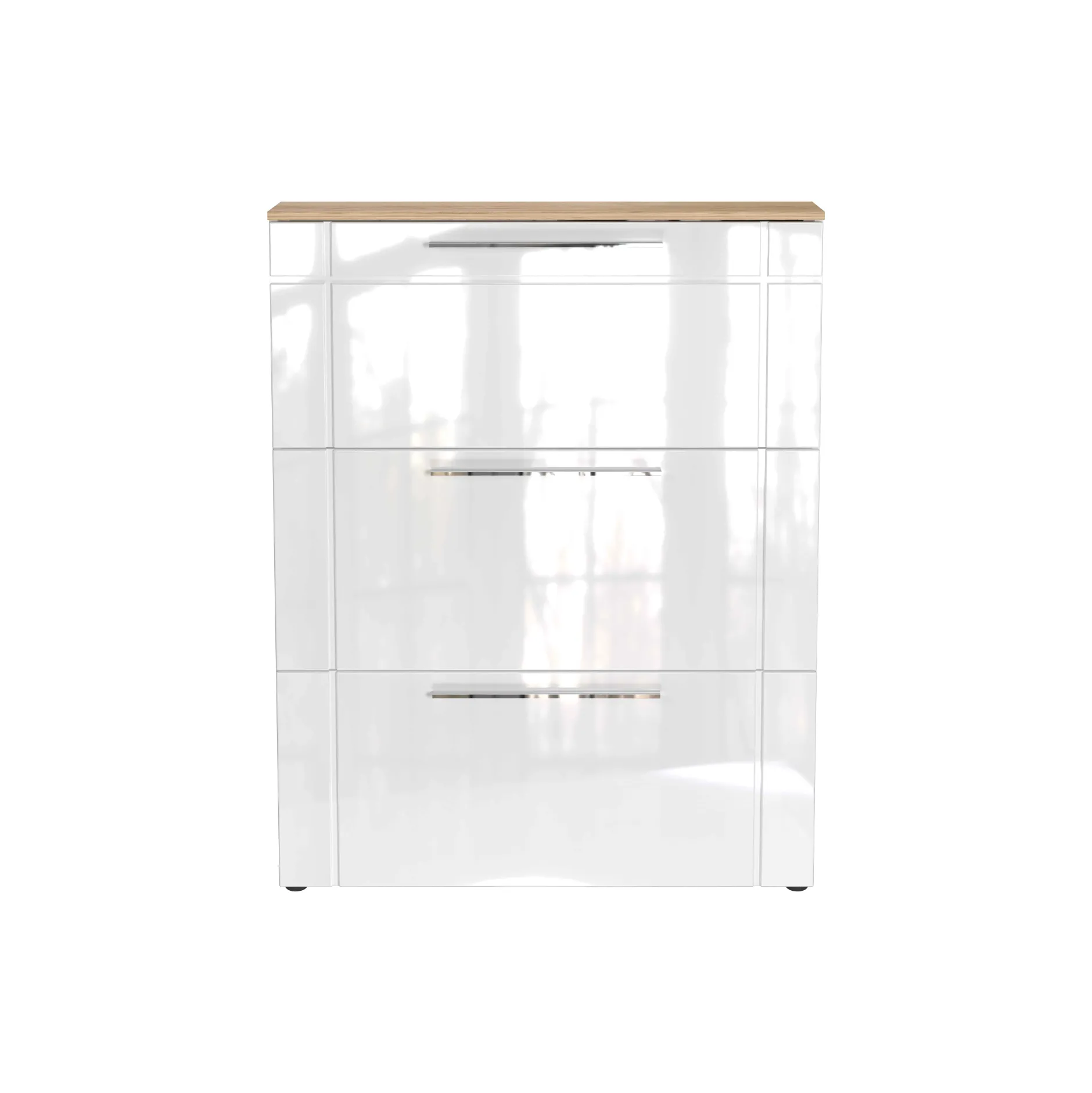 Schoenenkast Veerle Wit-Eiken^Huisenthuis New