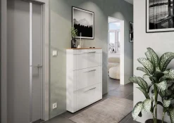 Schoenenkast Veerle Wit-Eiken^Huisenthuis New