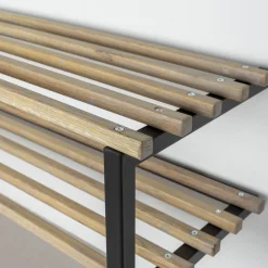 Schoenenrek Erwin Eiken Zwart 100 cm^Huisenthuis Clearance