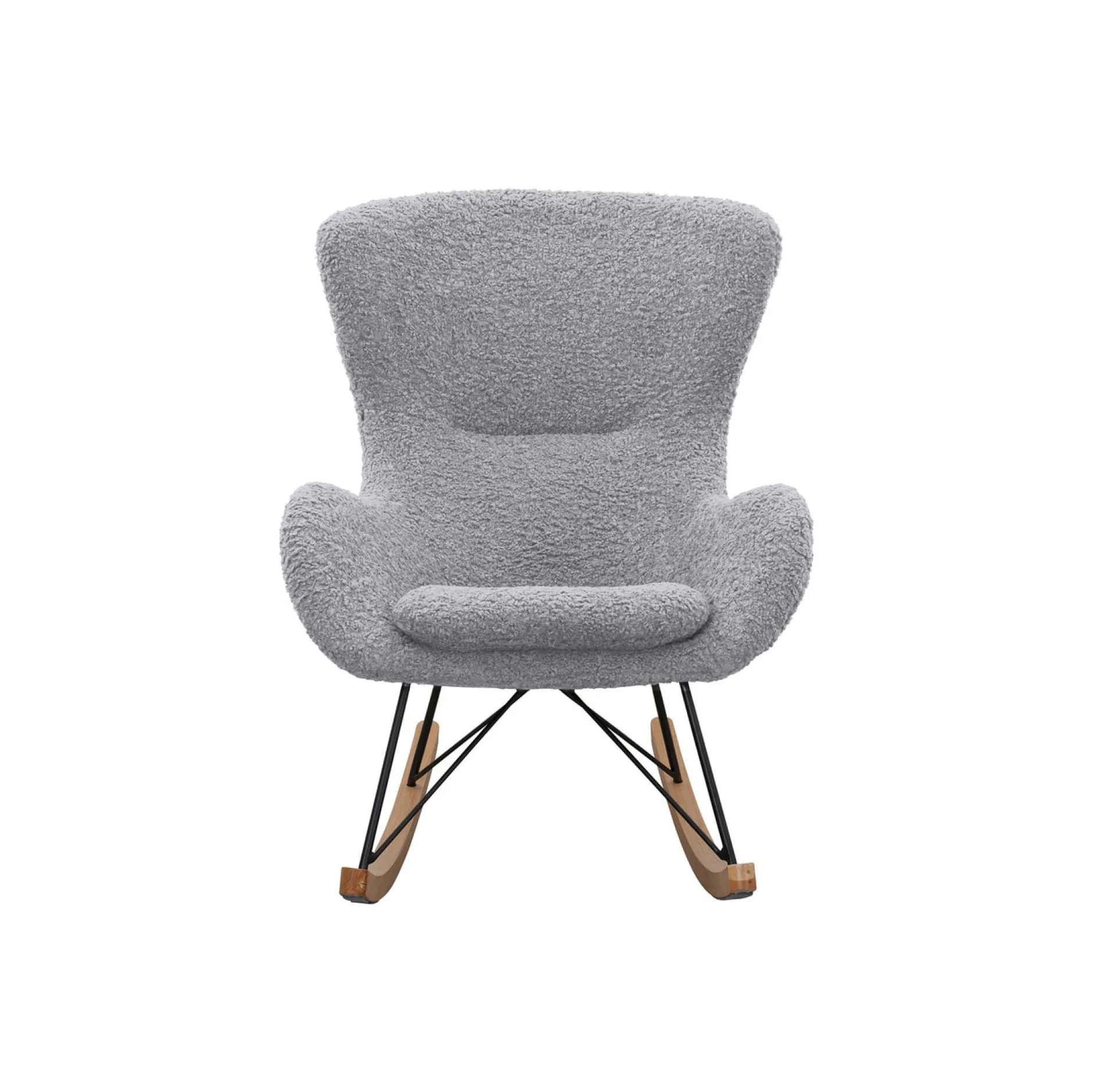 Schommelstoel Merel Lichtgrijs Teddy^Huisenthuis Outlet