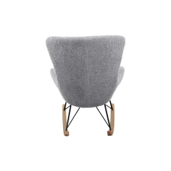 Schommelstoel Merel Lichtgrijs Teddy^Huisenthuis Outlet