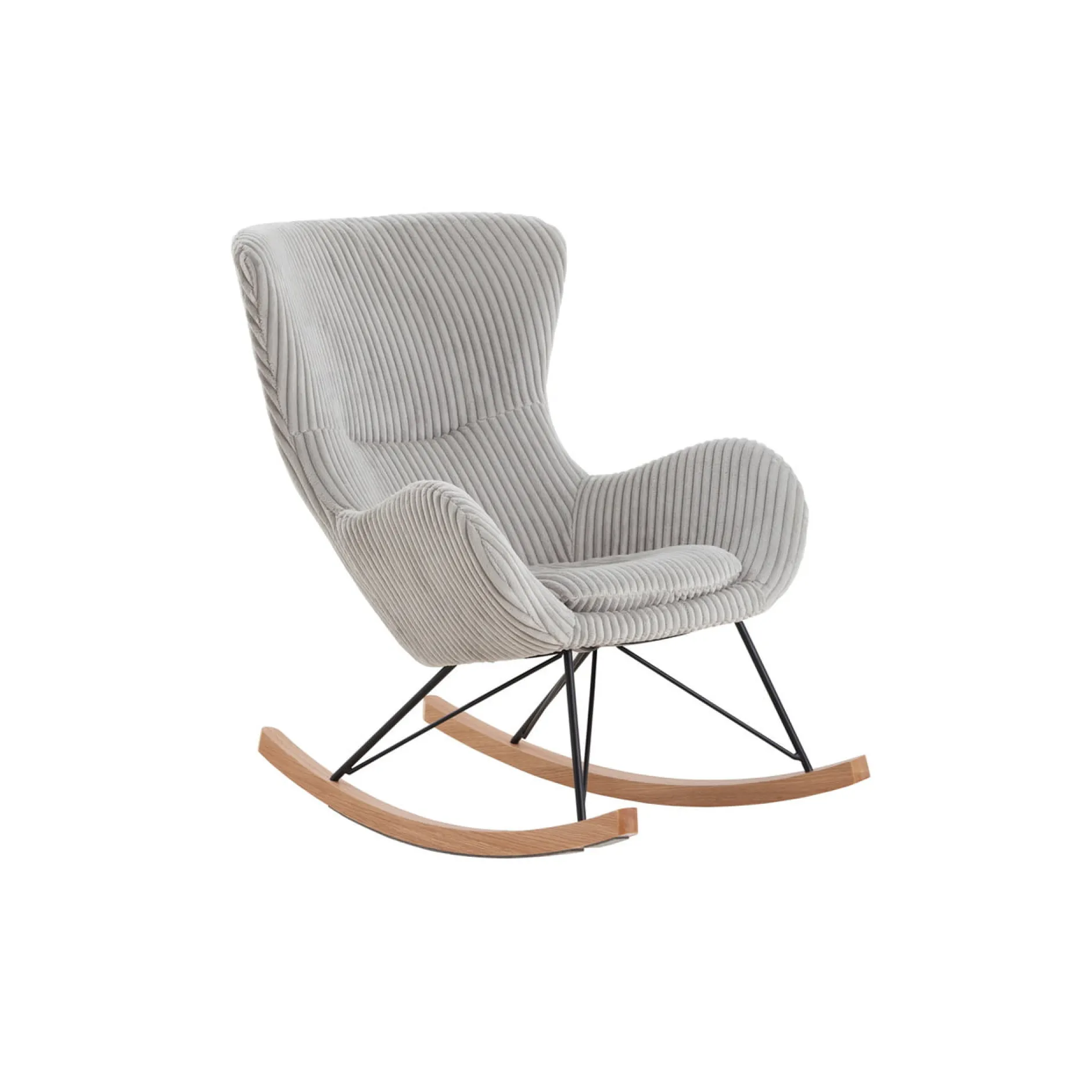 Schommelstoel Oliver Grijs^Huisenthuis New